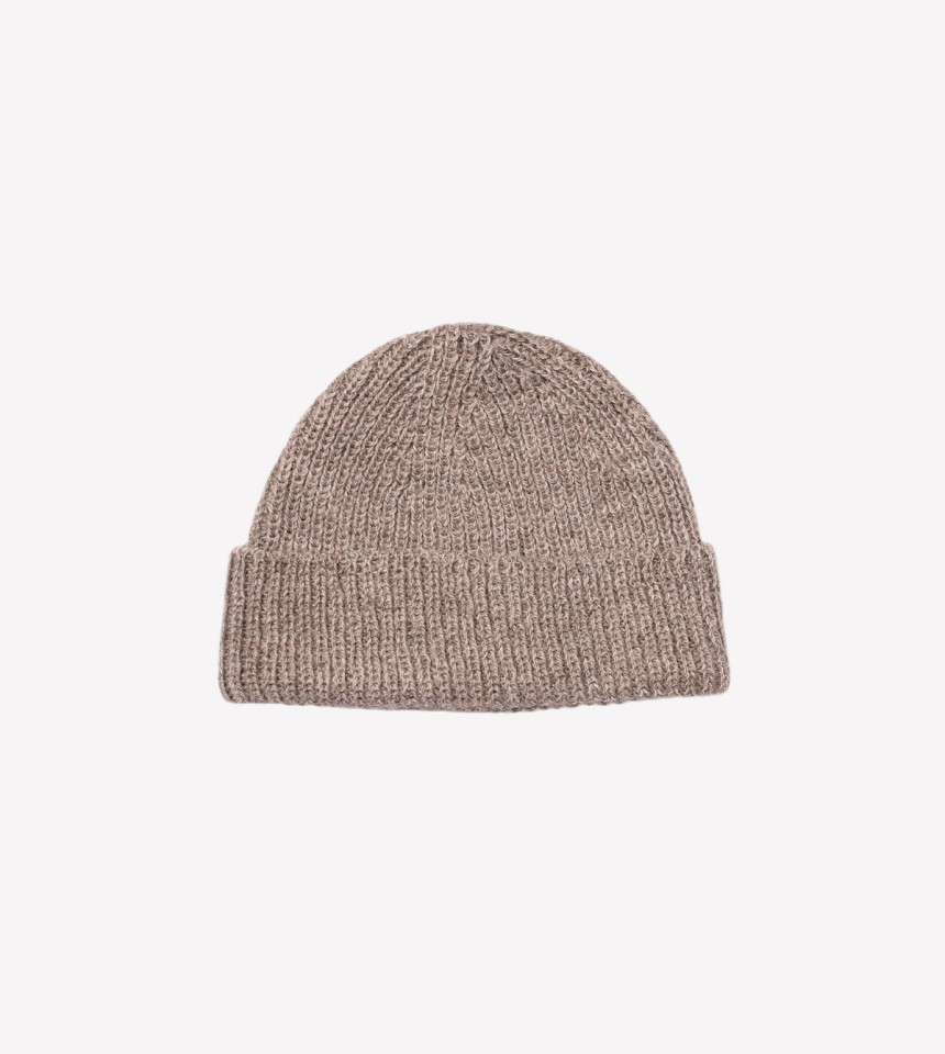 Rib baby beanie