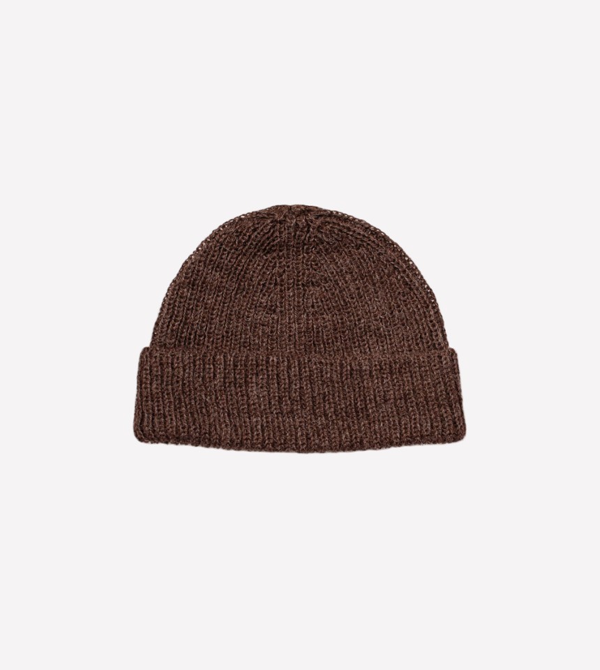 Rib baby beanie