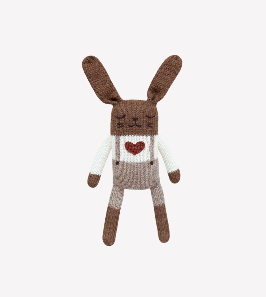 Bunny knit toy | love